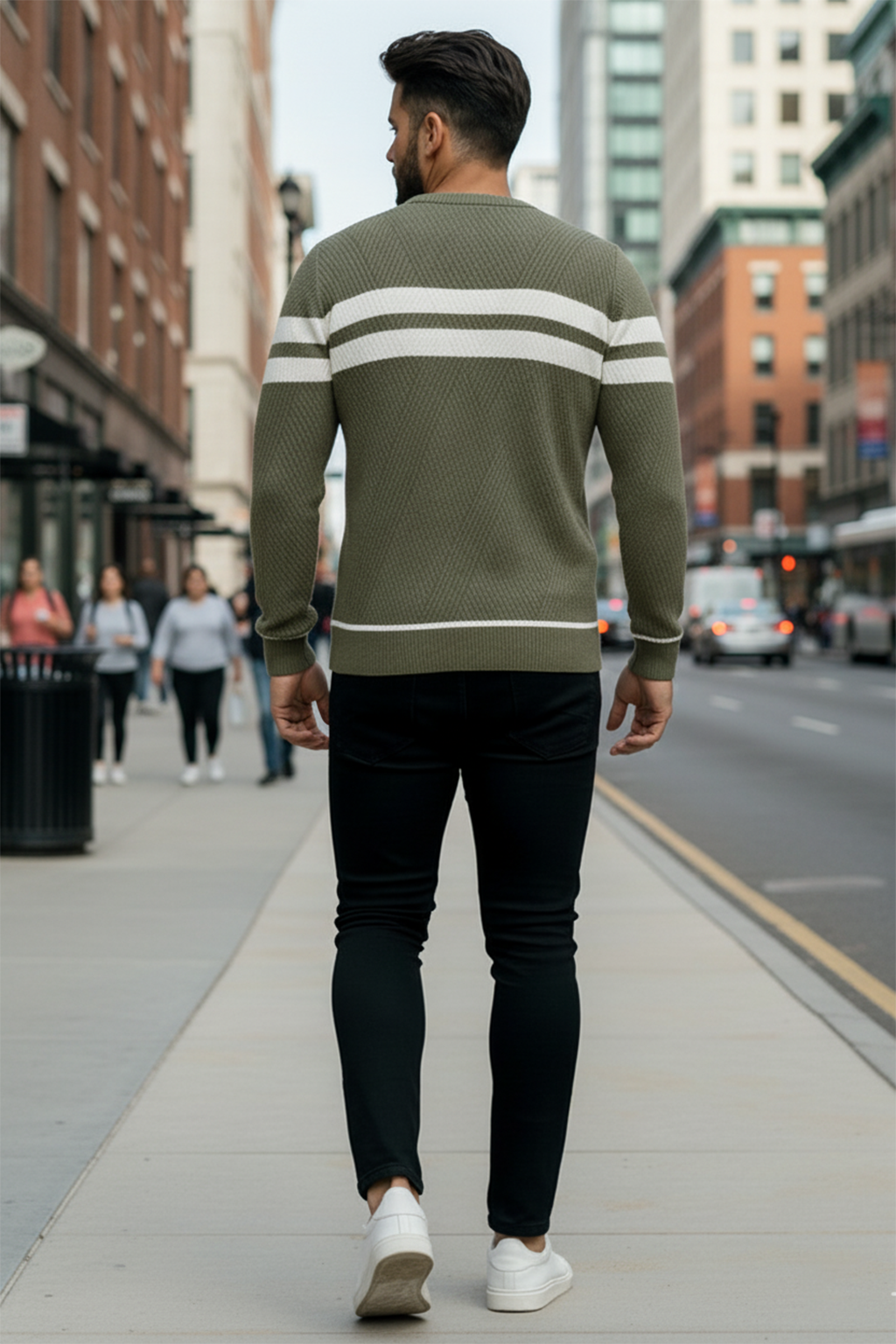 Bluza | Damian – Szałwiowa Zieleń